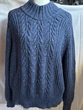 Time and Tru Women's Blue and Navy Jumper